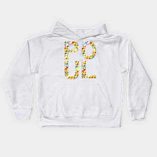 Poul, name, typography Kids Hoodie